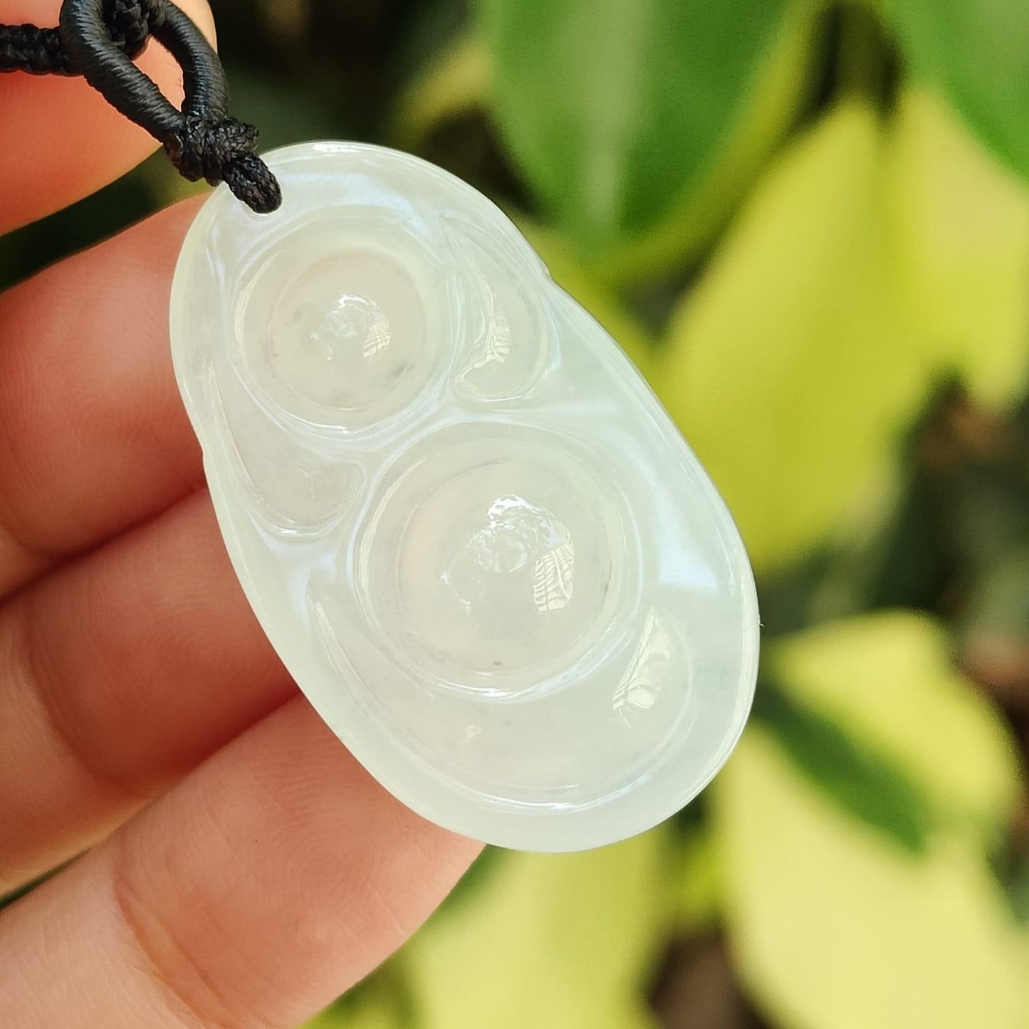 Wood Element Jade Buddha - Growth & Compassion Carved in Stone (Sku: pendant423) Yi Pin Qian Jadeites Jade Jewelry ~Your Precious Quintessential ~ Singapore
