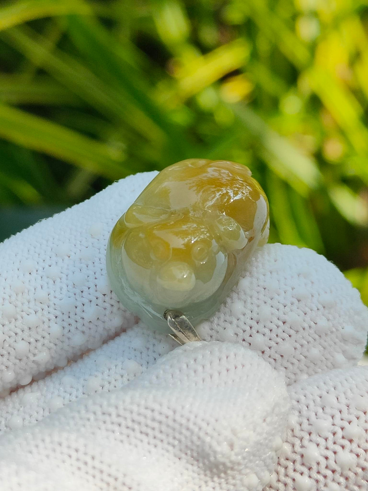 Natural Type A Jadeite Jade Pig Pendant | Zodiac Wealth & Harmony | Singapore Local Style - SKU: pendant2601