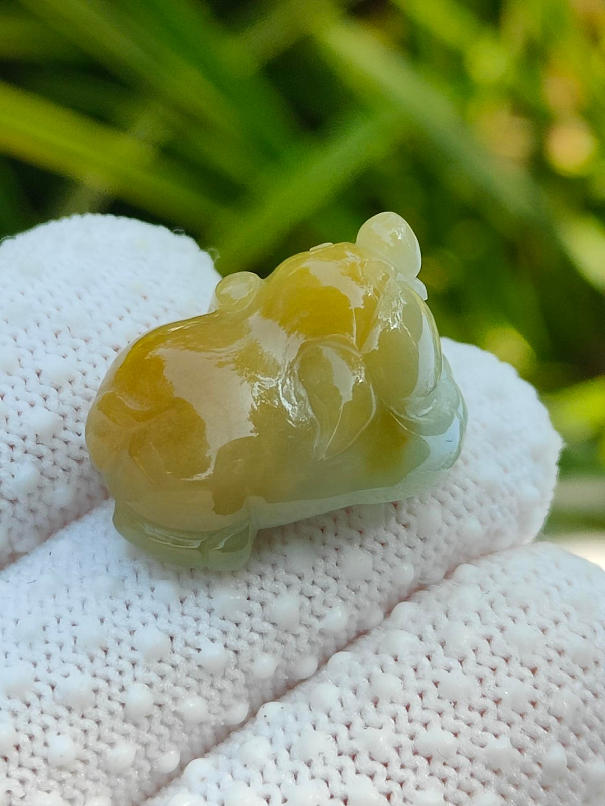 Natural Type A Jadeite Jade Pig Pendant | Zodiac Wealth & Harmony | Singapore Local Style - SKU: pendant2601