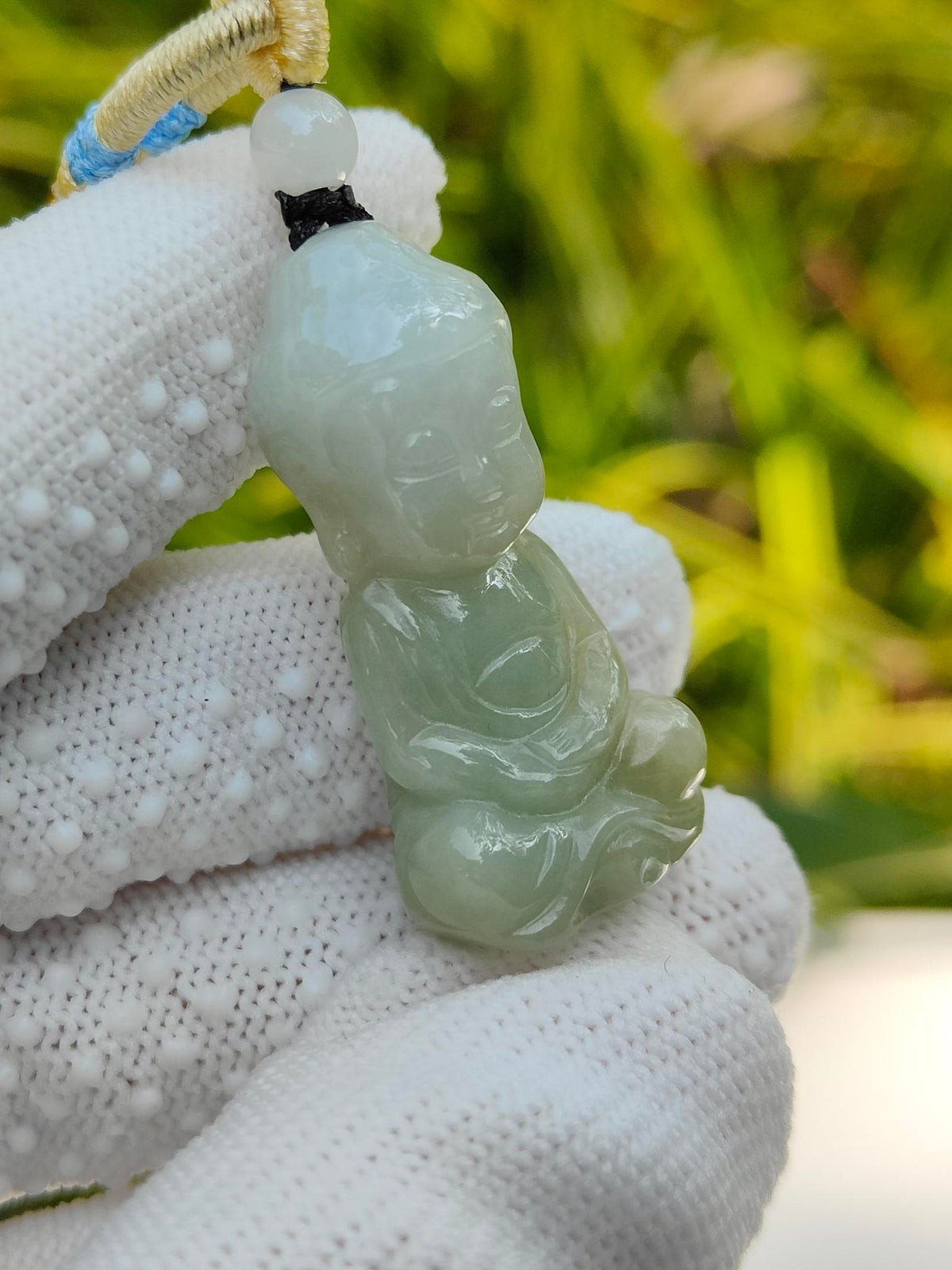 Natural Type A Jadeite Jade Amitabha Buddha Pendant (14.69g) - SKU: Pendant2606 Yi Pin Qian Jadeites Jade Jewelry ~Your Precious Quintessential ~ Singapore
