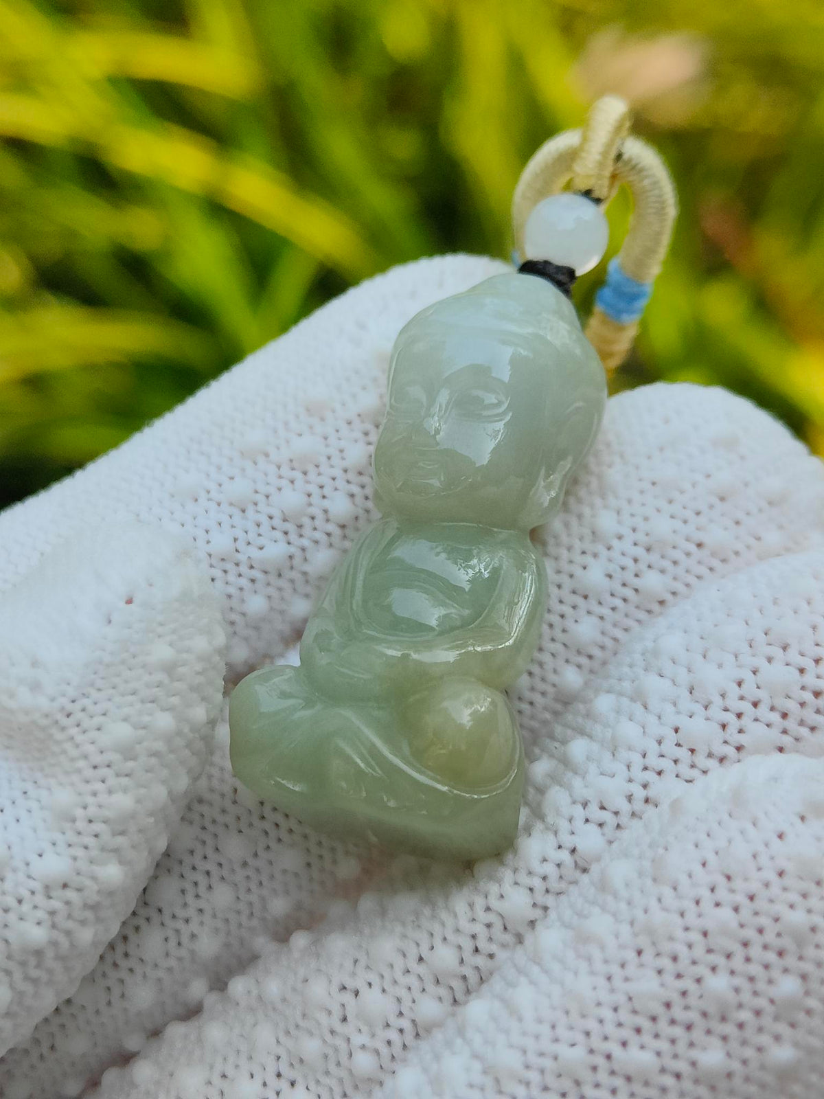 Natural Type A Jadeite Jade Amitabha Buddha Pendant (14.69g) - SKU: Pendant2606 Yi Pin Qian Jadeites Jade Jewelry ~Your Precious Quintessential ~ Singapore