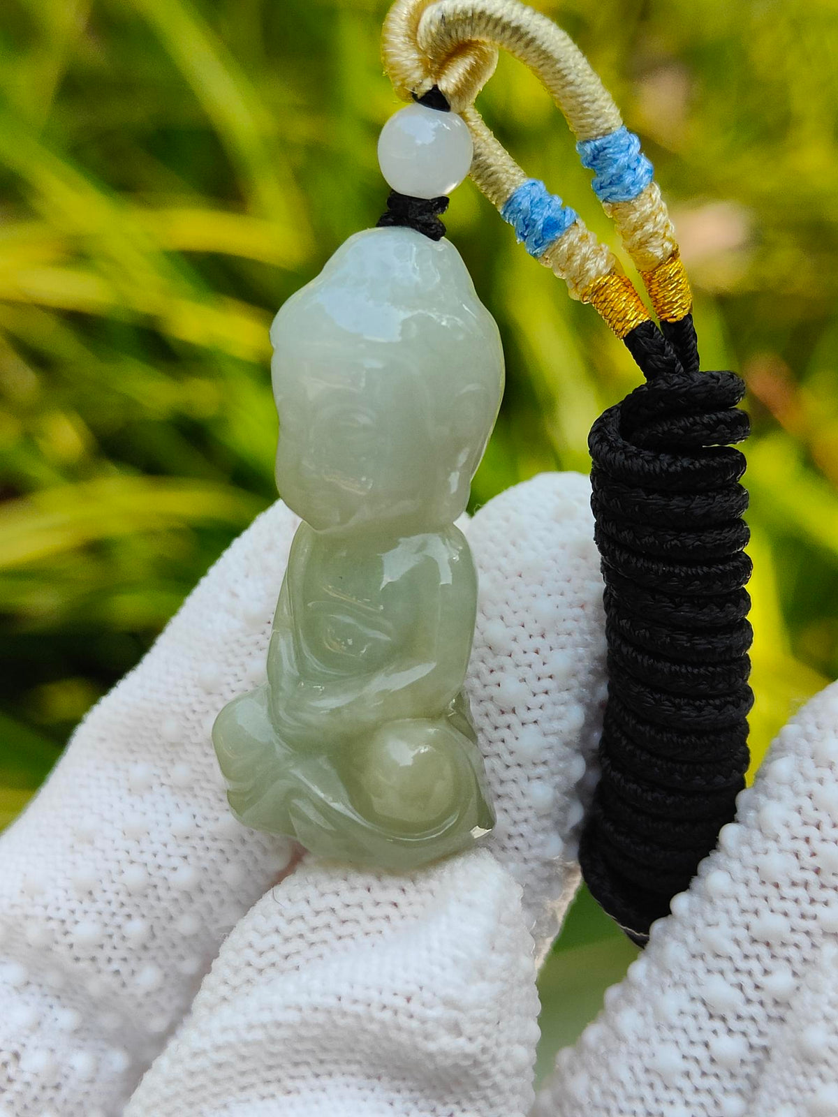 Natural Type A Jadeite Jade Amitabha Buddha Pendant (14.69g) - SKU: Pendant2606 Yi Pin Qian Jadeites Jade Jewelry ~Your Precious Quintessential ~ Singapore