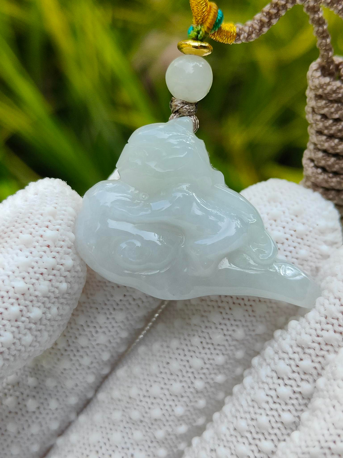Natural Type A Jadeite Jade Sun Wukong Pendant (14.04g) - SKU: Pendant2605 Yi Pin Qian - Singapore Jade Shop