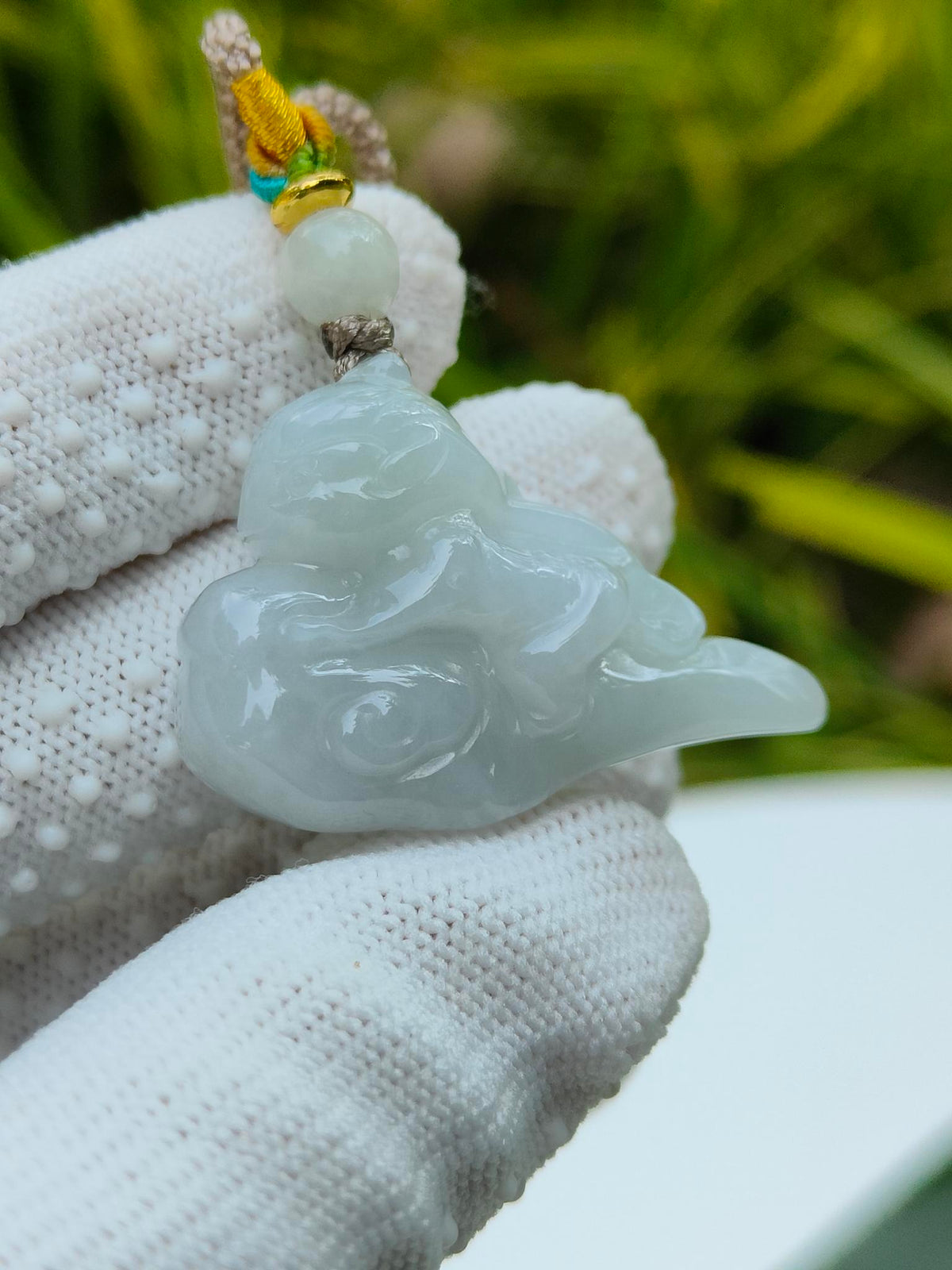 Natural Type A Jadeite Jade Sun Wukong Pendant (14.04g) - SKU: Pendant2605 Yi Pin Qian - Singapore Jade Shop