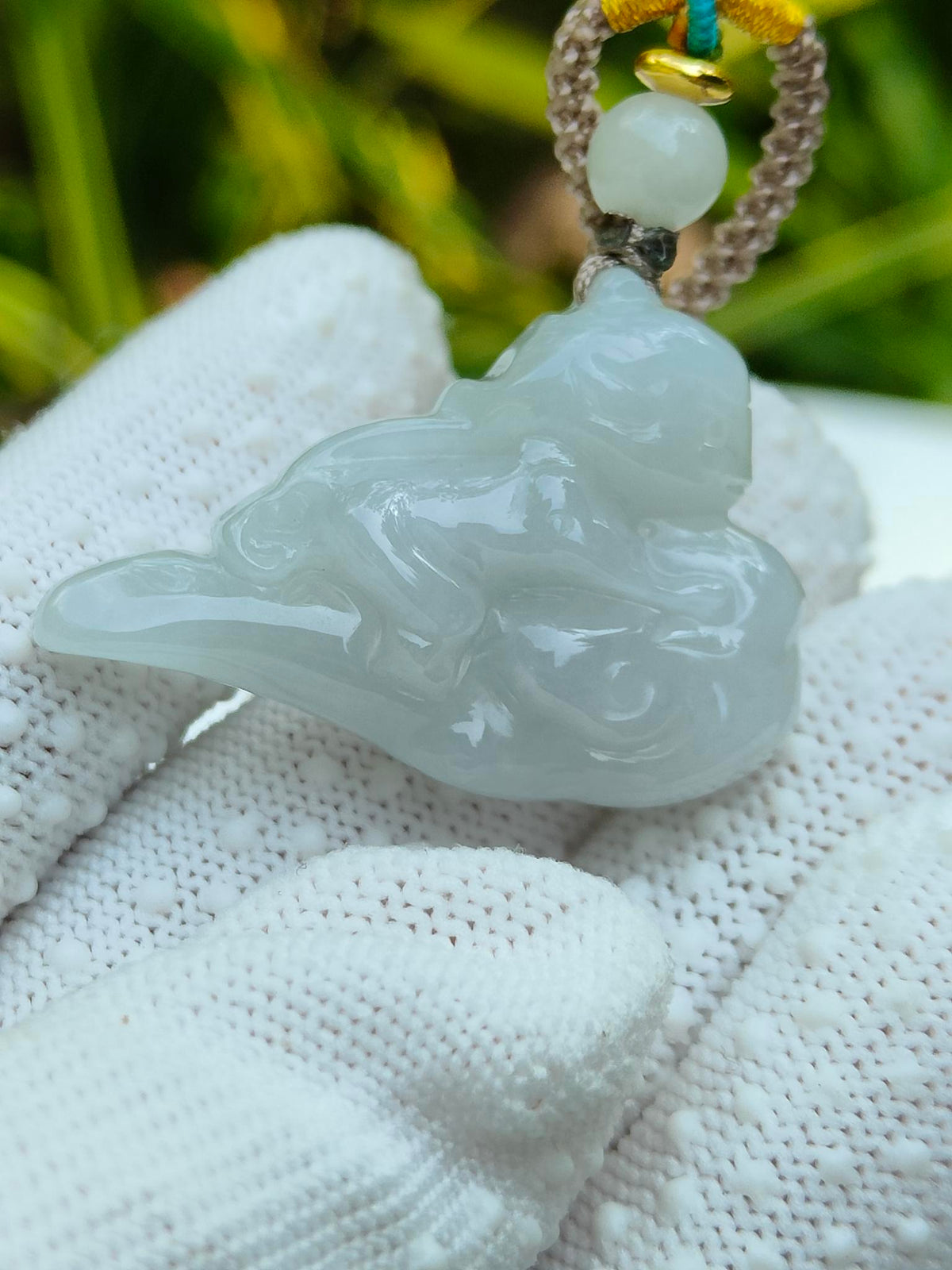 Natural Type A Jadeite Jade Sun Wukong Pendant (14.04g) - SKU: Pendant2605 Yi Pin Qian - Singapore Jade Shop