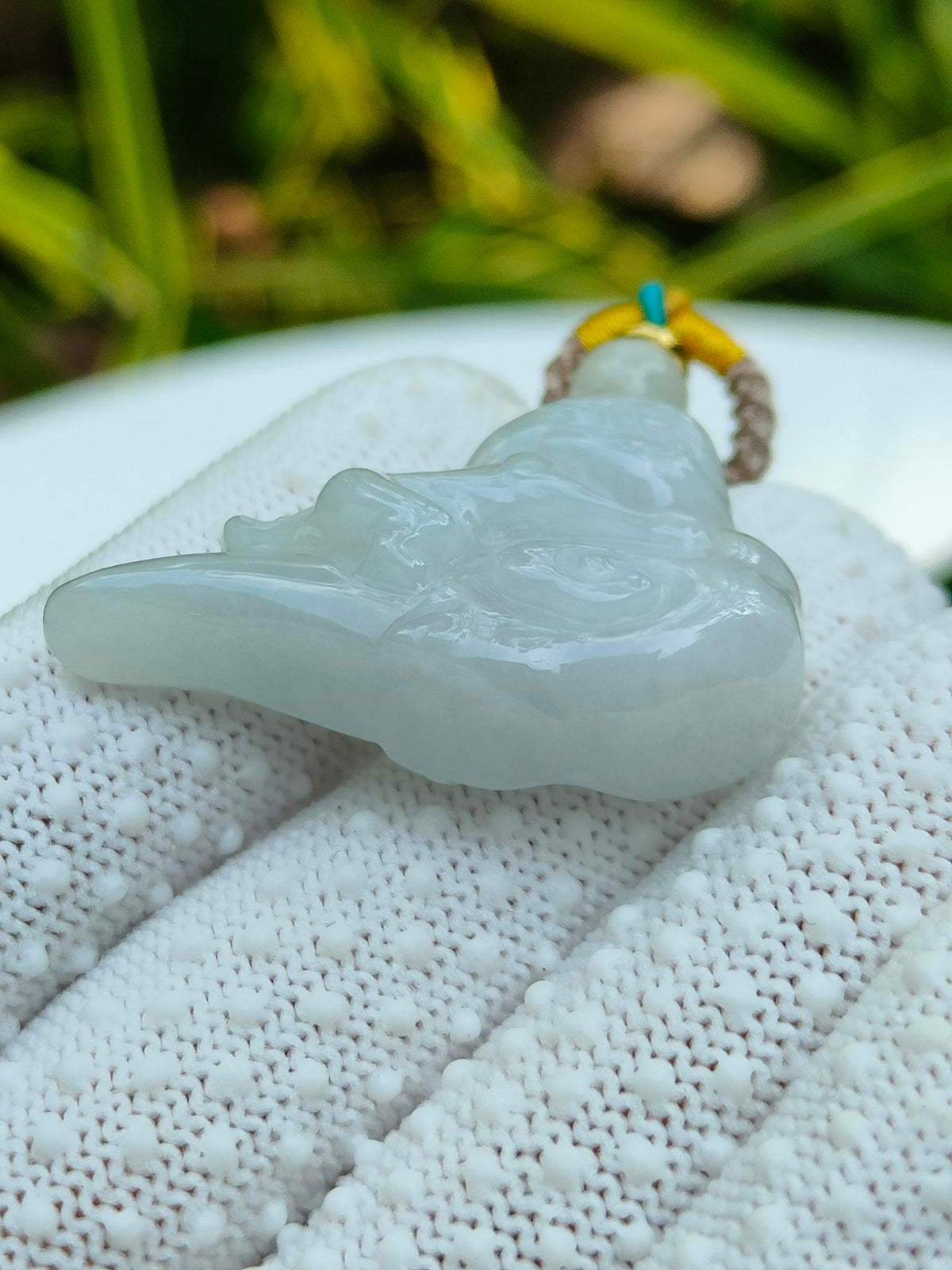 Natural Type A Jadeite Jade Sun Wukong Pendant (14.04g) - SKU: Pendant2605 Yi Pin Qian - Singapore Jade Shop